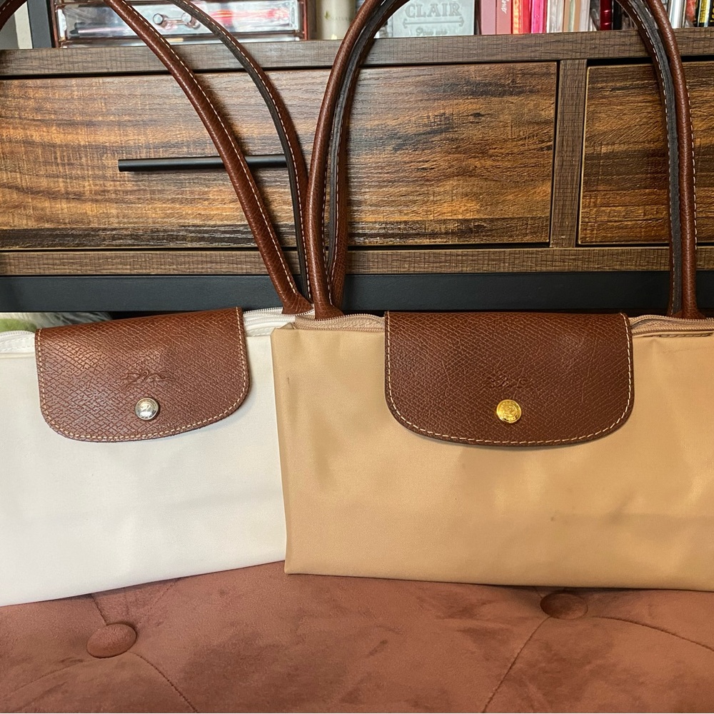 Two Medium Longchamp totes